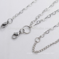 3.6mm 18"+2" fashion silver stainless steel floating memory charms pendant necklace for locket